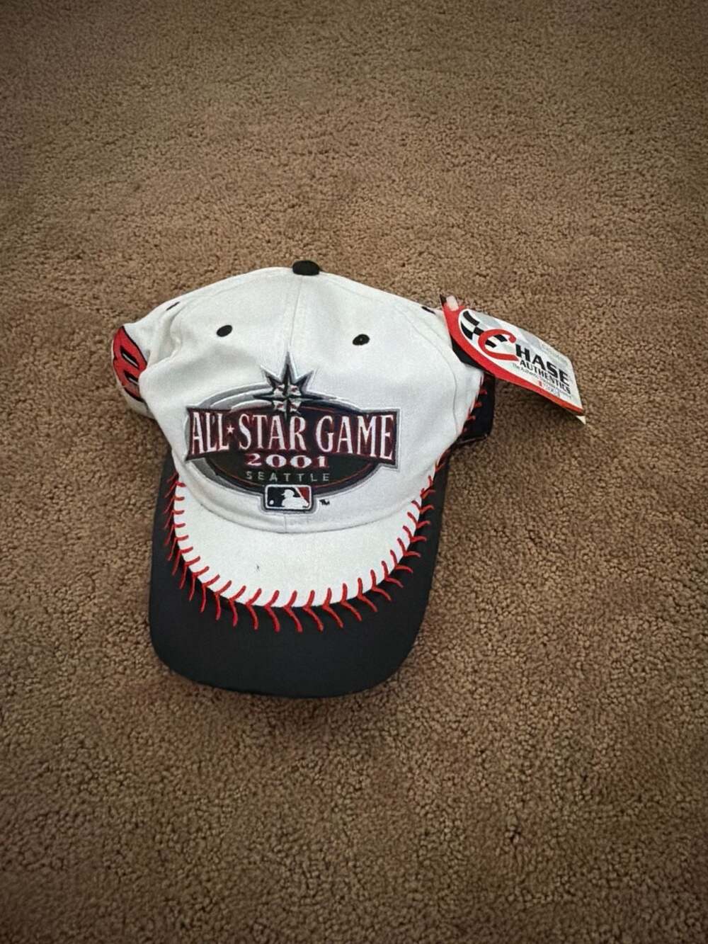 Vintage Dale Earnhardt Jr. Budweiser 2001 MLB All-Star Game Seattle Snapback Hat